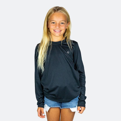 قميص سباحة Vapor Apparel Youth UPF 50+ للحماية من أشعة الشمس فوق البنفسجية بأكمام طويلة وواقي من الطفح الجلدي