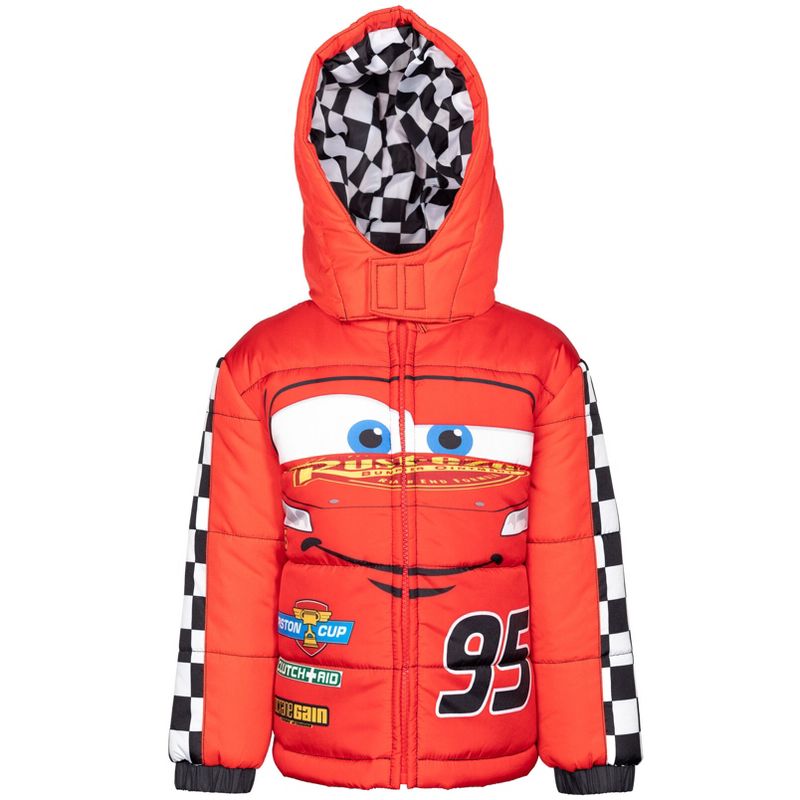 Disney Zip Up Winter Coat Puffer Jacket Toddler