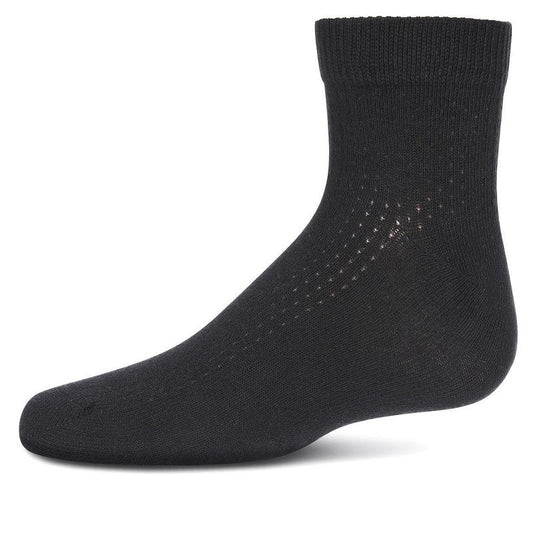 Memoi Girls' Pointelle Dot Anklet Socks
