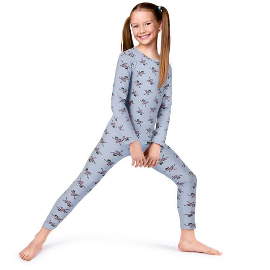 Rocky Thermal Underwear for Girls, Long Johns Fleece Lined Set, Shirt & Pants, Base Layer