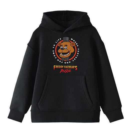 Youth Boys Five Nights at Freddy's  Horror Game Black Hoodie