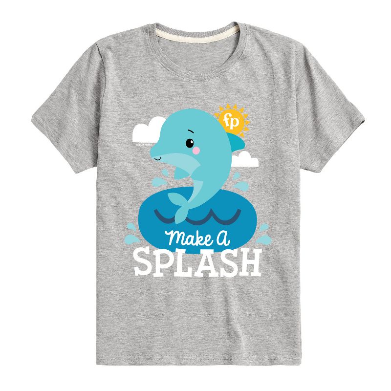 تي شيرت جرافيكي بأكمام قصيرة للأولاد من فيشر برايس - Make A Splash