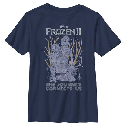 تي شيرت Frozen 2 Vintage Journey Connects للأولاد