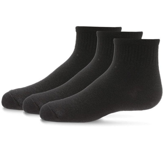 Memoi Kids' 3 Pair Pack Mid Cut Cotton Blend Socks