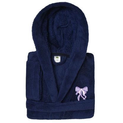 رداء حمام بغطاء رأس مزدوج ناعم من Linum Kids مصنوع من البوليستر بنسبة 100% فائق النعومة - TURTLE، KIDS50-DESIGN