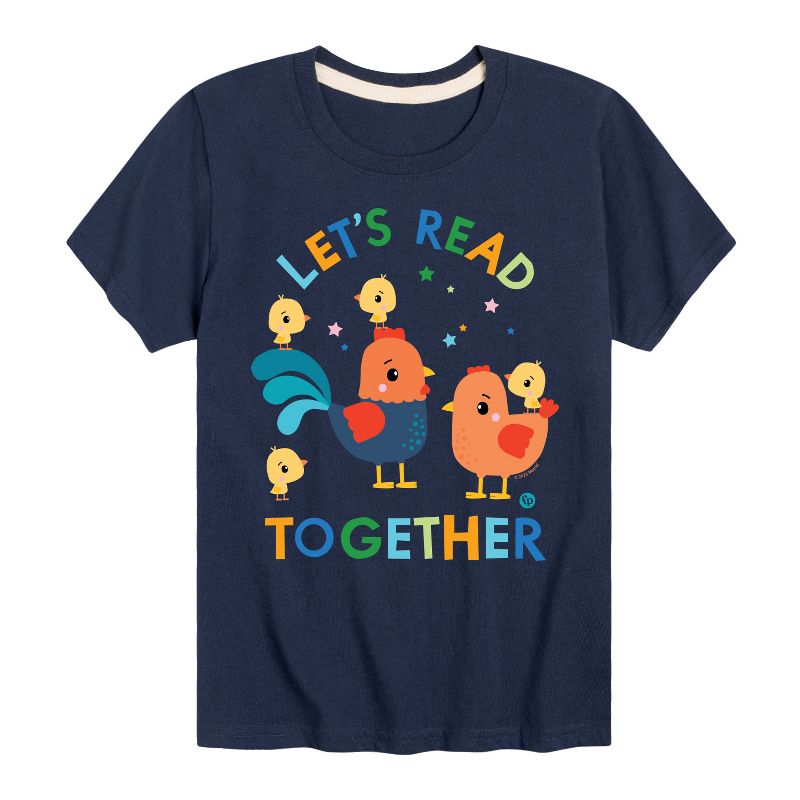 تي شيرت جرافيكي بأكمام قصيرة من فيشر برايس للأولاد - لنقرأ معًا