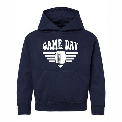 The Juniper Shop Football Game Day Stripes Youth Graphic Hoodie
