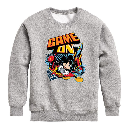 Boys' - Disney - Mickey & Friends Graphic Long Sleeve Fleece Sweatshirt