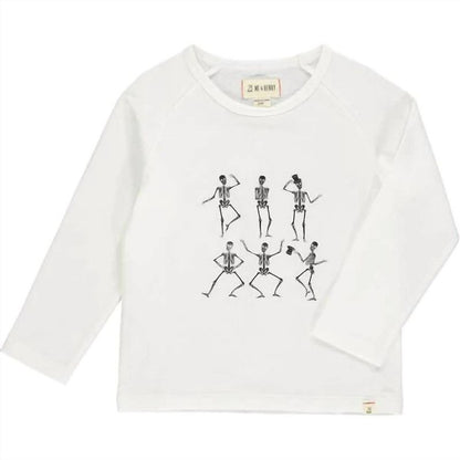 Boy's Walhalla Skeleton Long Sleeve Raglan Shirt - ME & HENRY