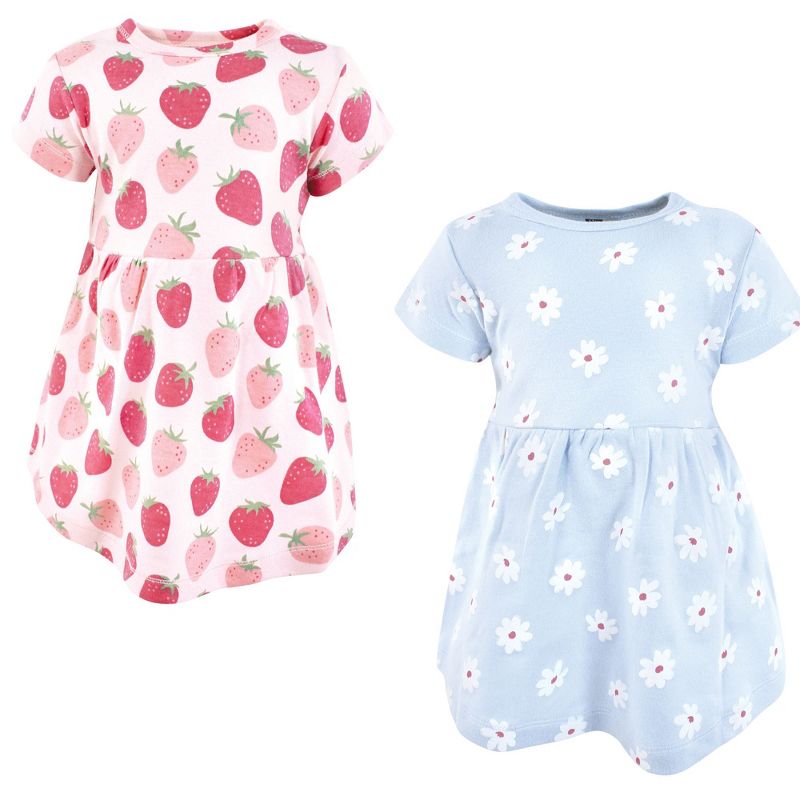 Luvable Friends Hudson Baby Short-Sleeve Dresses 2pk