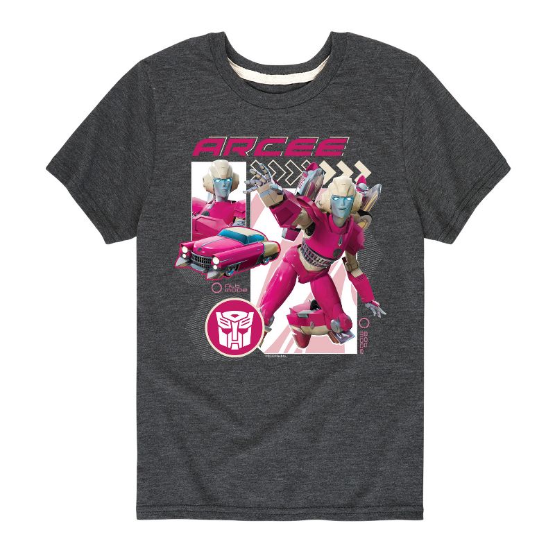 تي شيرت جرافيكي بأكمام قصيرة من ترانسفورمرز - شرارة الأرض للأولاد