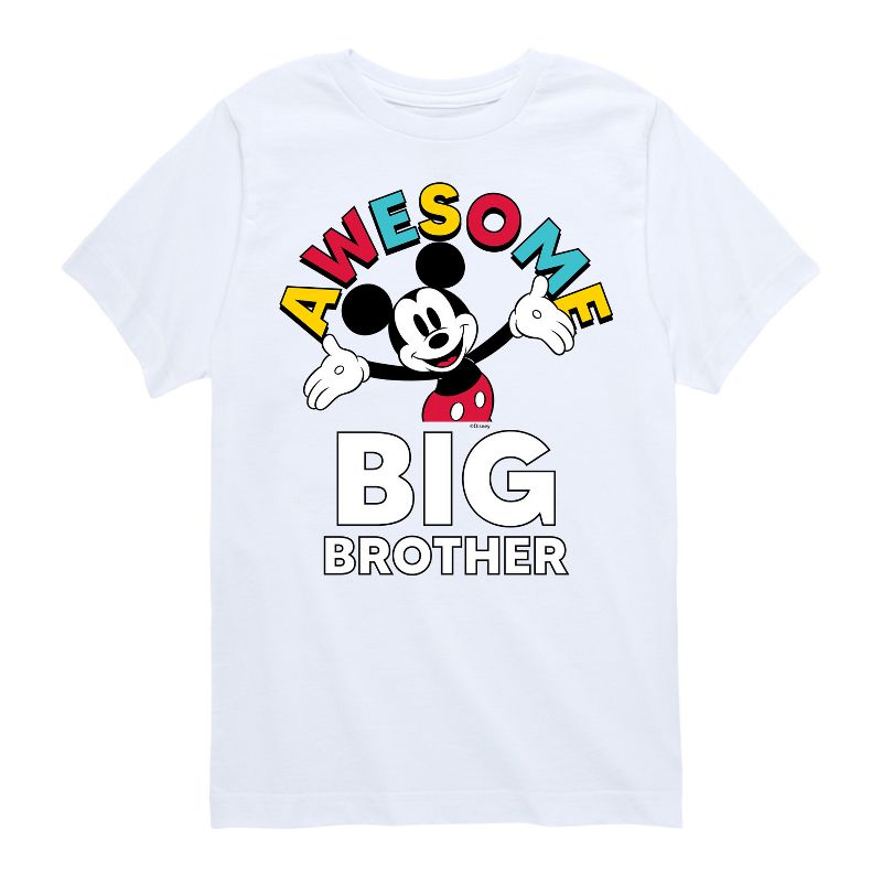 Boys' - Disney - Awesome Big Brother Short Sleeve Graphic T-Shirt