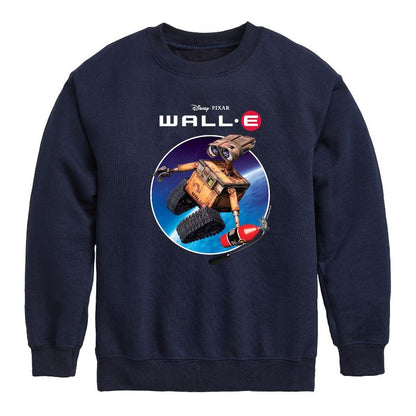 Boys' - Disney - Space Logo Graphic Long Sleeve Fleece Sweatshirt