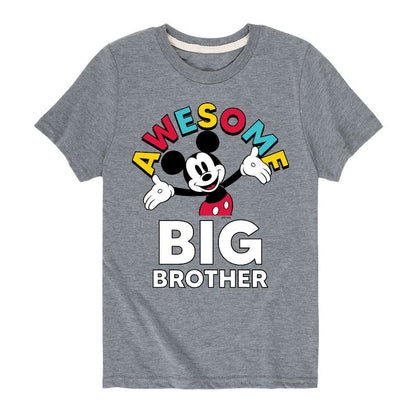 Boys' - Disney - Awesome Big Brother Short Sleeve Graphic T-Shirt