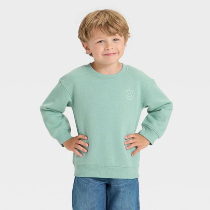 Toddler Boys' Fleece Crew Sweatshirt - Cat & Jack™
