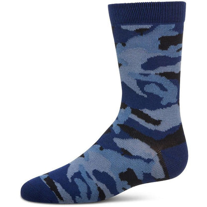 Memoi Boys' Camouflage Crew Socks