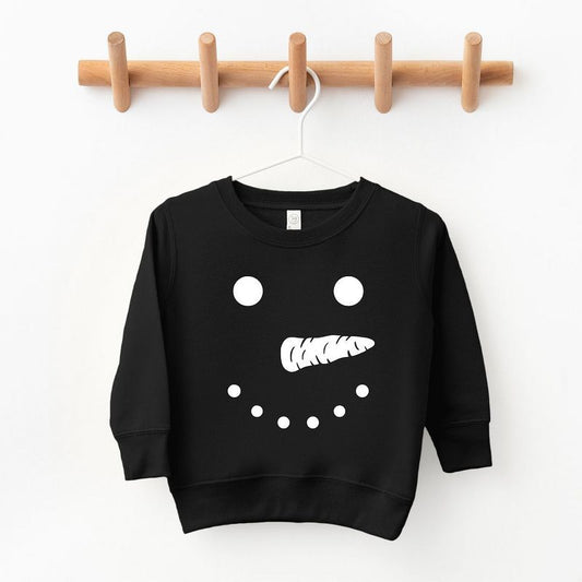 The Juniper Shop Snowman Face Toddler Graphic Sweatshirt