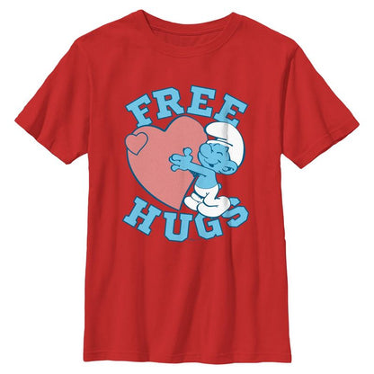 Boy's The Smurfs Free Hugs T-Shirt