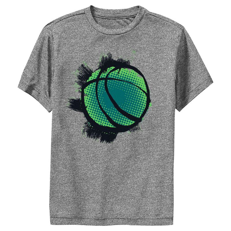 Boy's Lost Gods Painted Basketball Performance Tee