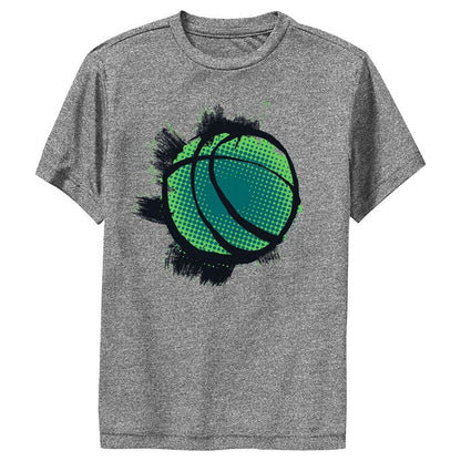 Boy's Lost Gods Painted Basketball Performance Tee