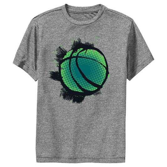 Boy's Lost Gods Painted Basketball Performance Tee