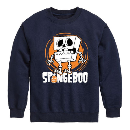 Boys' - SpongeBob SquarePants - Spongeboo Graphic Long Sleeve Fleece Sweatshirt