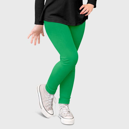 City Threads Girls 100% Cotton Leggings - USA-Made, Soft, Breathable & Sensory Friendly for Kids/Toddlers (Part 2)