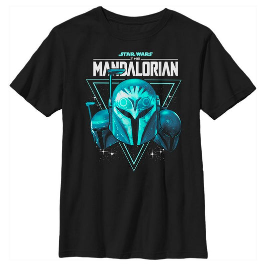 Boy's Star Wars The Mandalorian Bo-Katan Nite Owl Helmets T-Shirt
