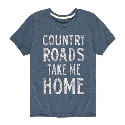 Boys' - Country Casuals - Country Roads Take Me Home Short Sleeve Graphic T-Shirt