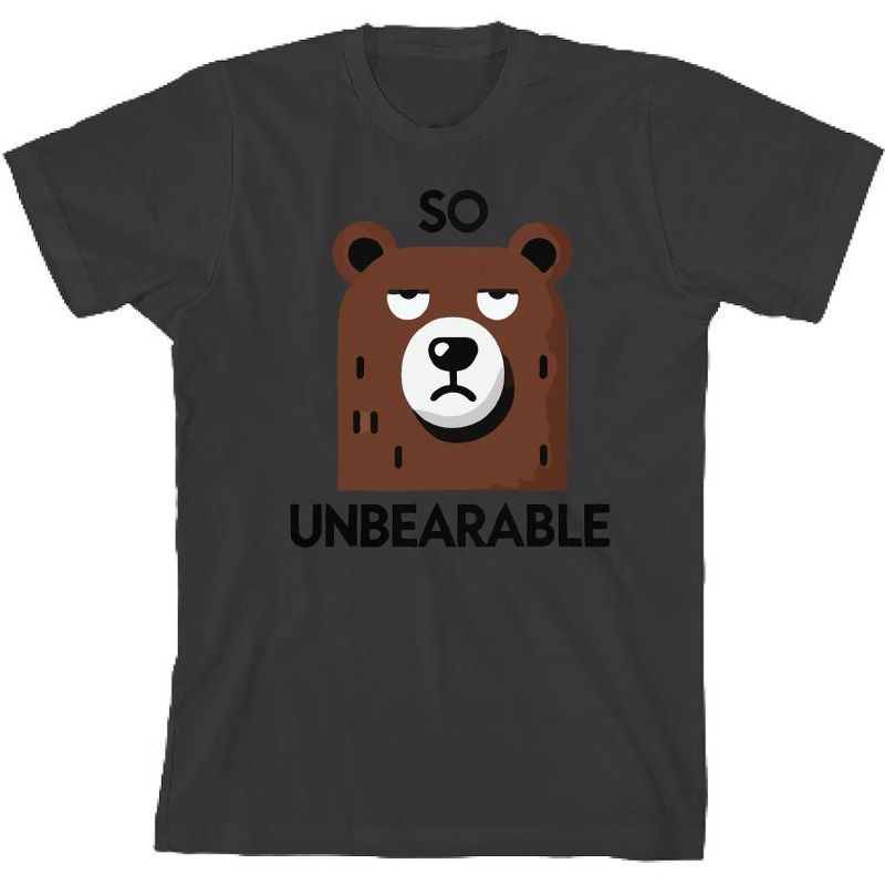 تي شيرت So Unbearable Youth برقبة دائرية وأكمام قصيرة