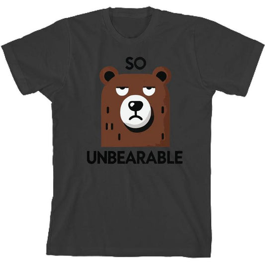 تي شيرت So Unbearable Youth برقبة دائرية وأكمام قصيرة