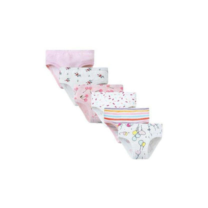 Girls 6 Pack Underwears Ultra Smooth and Soft Cotton