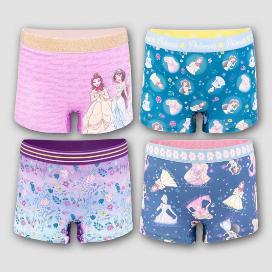 Girls' Disney Princess Boxer Briefs