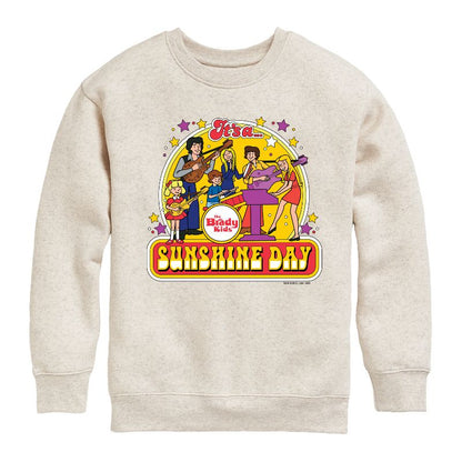 Boys' - The Brady Bunch - The Brady Kids Graphic Long Sleeve Fleece Sweatshirt