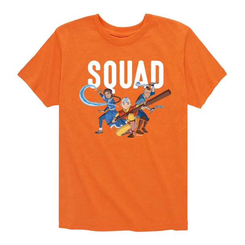 Boys' - Avatar: The Last Airbender - Trio Squad Short Sleeve Graphic T-Shirt