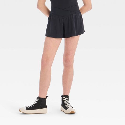 Girls' Crossover Waistband Shorts - All In Motion™