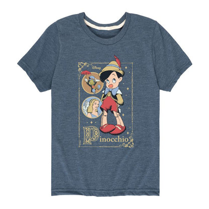 Boys' - Disney - Pinocchio Short Sleeve Graphic T-Shirt