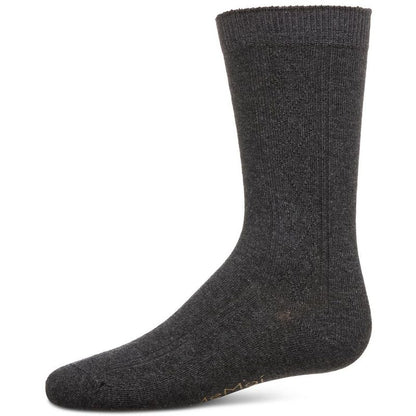 Memoi Boys' Clocking Argyle Cotton Blend Dress Socks