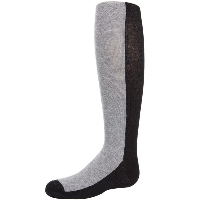 Memoi Girls' Color Blocked Cotton Tights