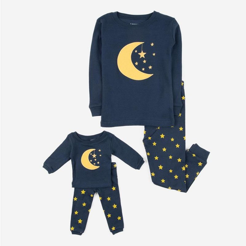 Leveret Girl and Doll Matching Cotton Pajamas - Classic Prints