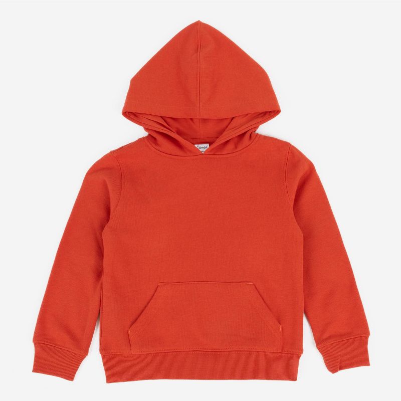 Leveret Kids Hooded Sweatshirt - Kids Hoodie Pullover Sweatshirt- With Kangaroo Pocket - Classic Solid Color