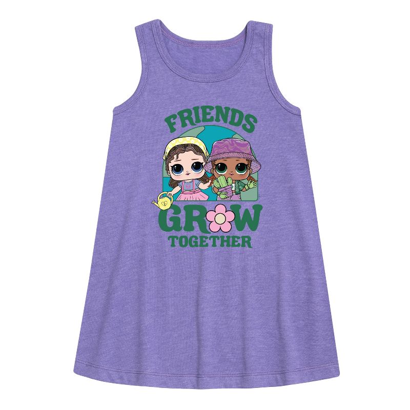 Girls' - LOL Surprise! - Friends Grow Together Graphic Sleeveless Aline Dress