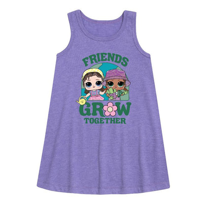 Girls' - LOL Surprise! - Friends Grow Together Graphic Sleeveless Aline Dress
