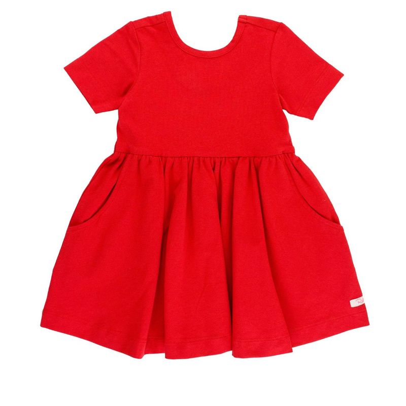 فستان بناتي محبوك بأكمام قصيرة من RuffleButts