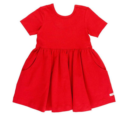 فستان بناتي محبوك بأكمام قصيرة من RuffleButts