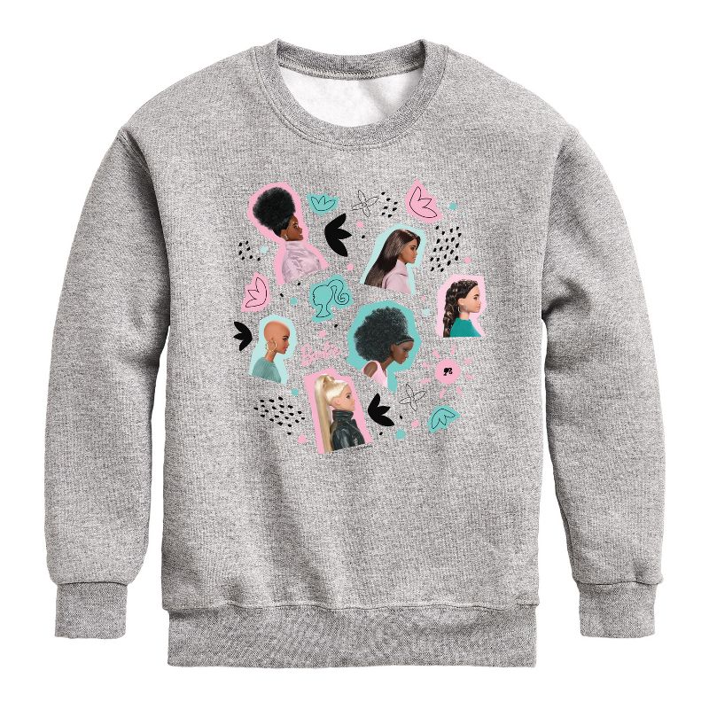 Boys' - Barbie - Easter Graphic Long Sleeve Fleece Sweatshirt
