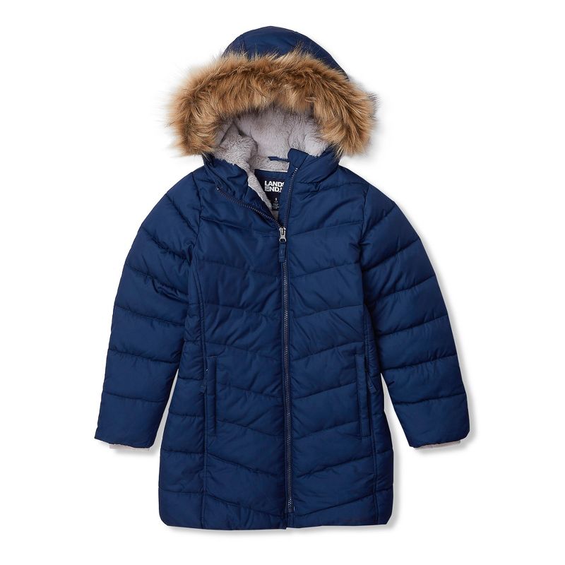 Lands' End Kids Fleece Lined Coat