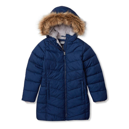 Lands' End Kids Fleece Lined Coat