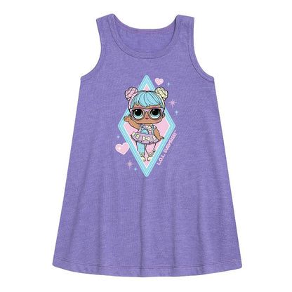 Girls' - LOL Surprise! - Bon Bon Doll Graphic Sleeveless Aline Dress