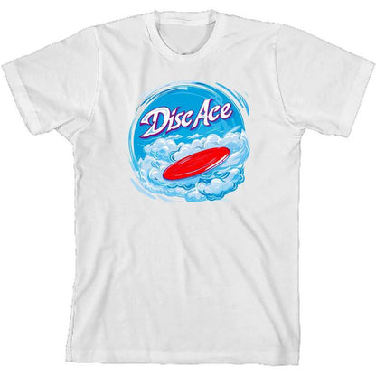 "Disc Ace" Frisbee Disc Youth Crew Neck Short Sleeve Tee